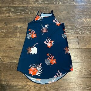 Cute tropical vacation dress - size small